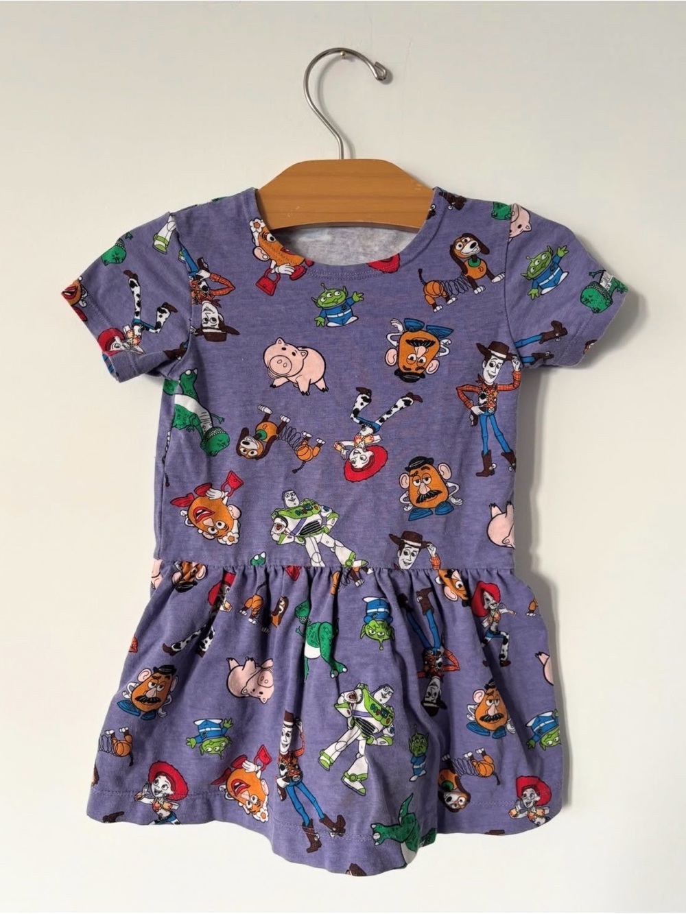 Bonds Purple Toy Story Character Print Dress